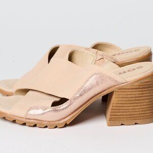 Sorel Block Heel Sandals